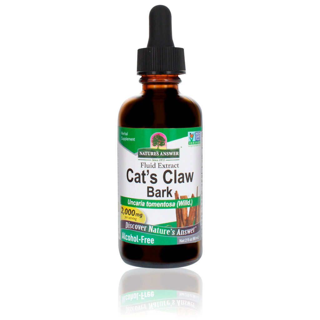 Green Vitality Cat's Claw alcoholvrije tinctuur Nature's Answer Kaardeshop 60ml