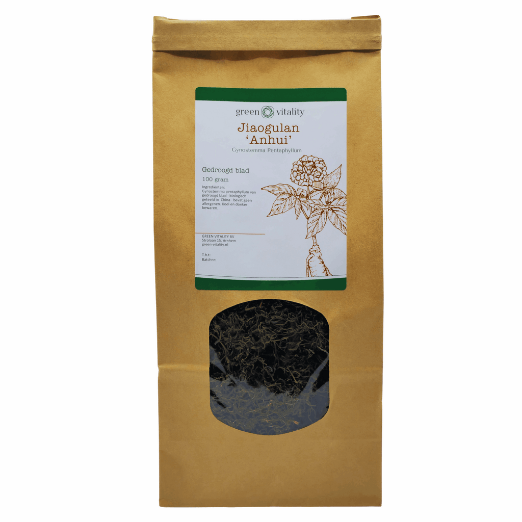 Green Vitality Jiaogulan "Anhui" Thee Kaaardeshop 100gr