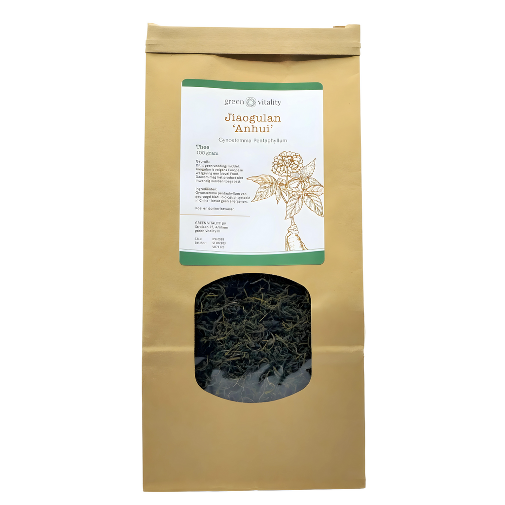 Green Vitality Jiaogulan "Anhui" Thee Kaaardeshop 100gr