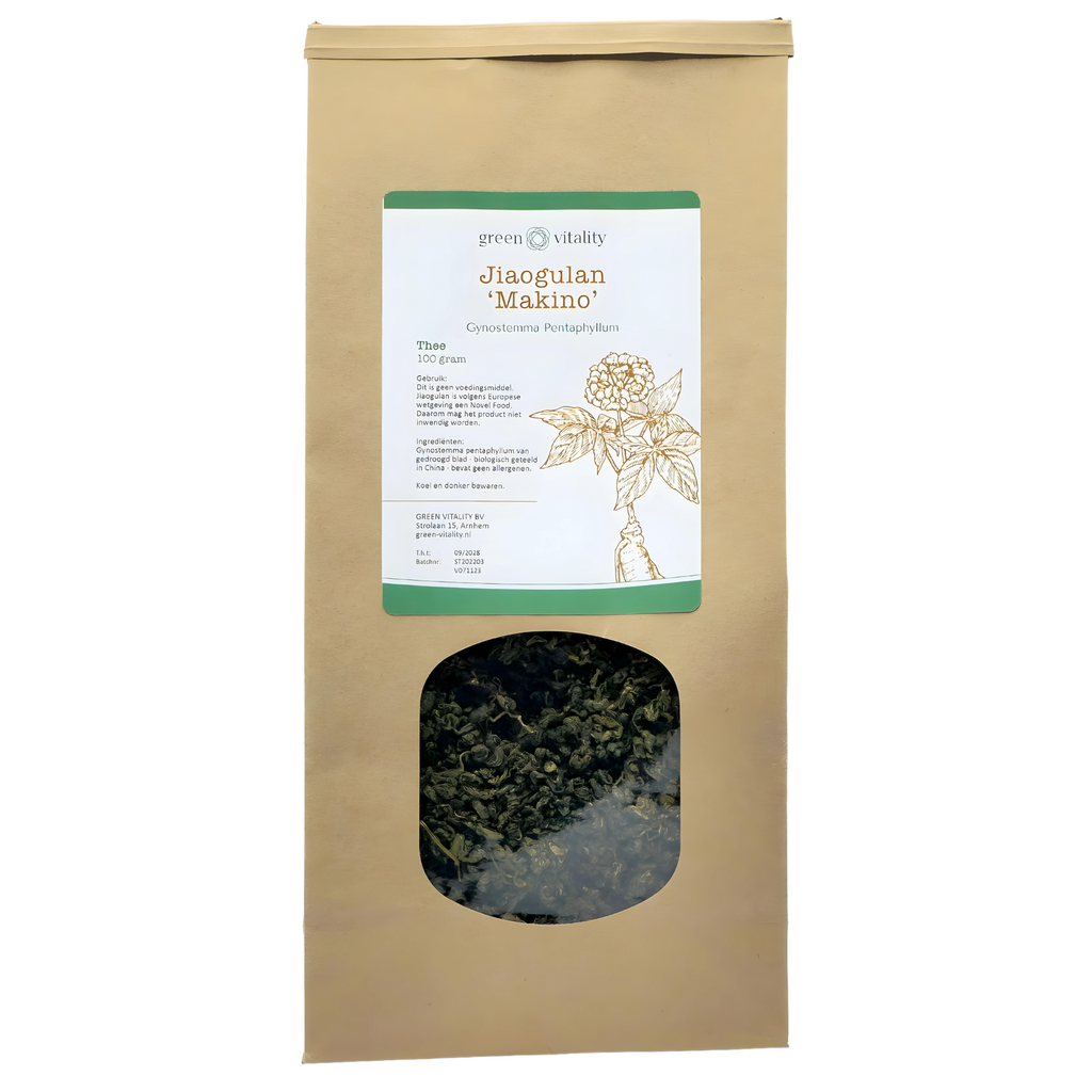 Green Vitality Jiaogulan "Makino" Thee Kaardeshop 100gr