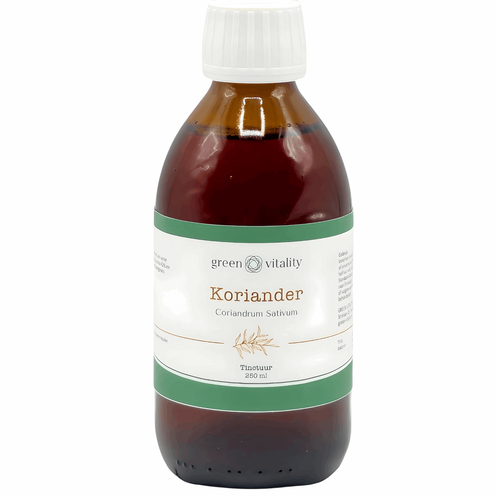 Green Vitality Koriander tinctuur Kaardeshop 250ml